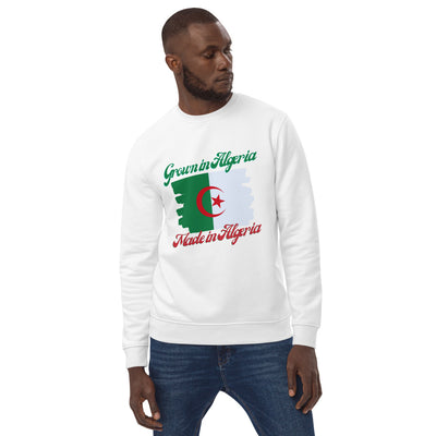 Grown in Algeria Made in Algeria Unisex eco sweatshirt
