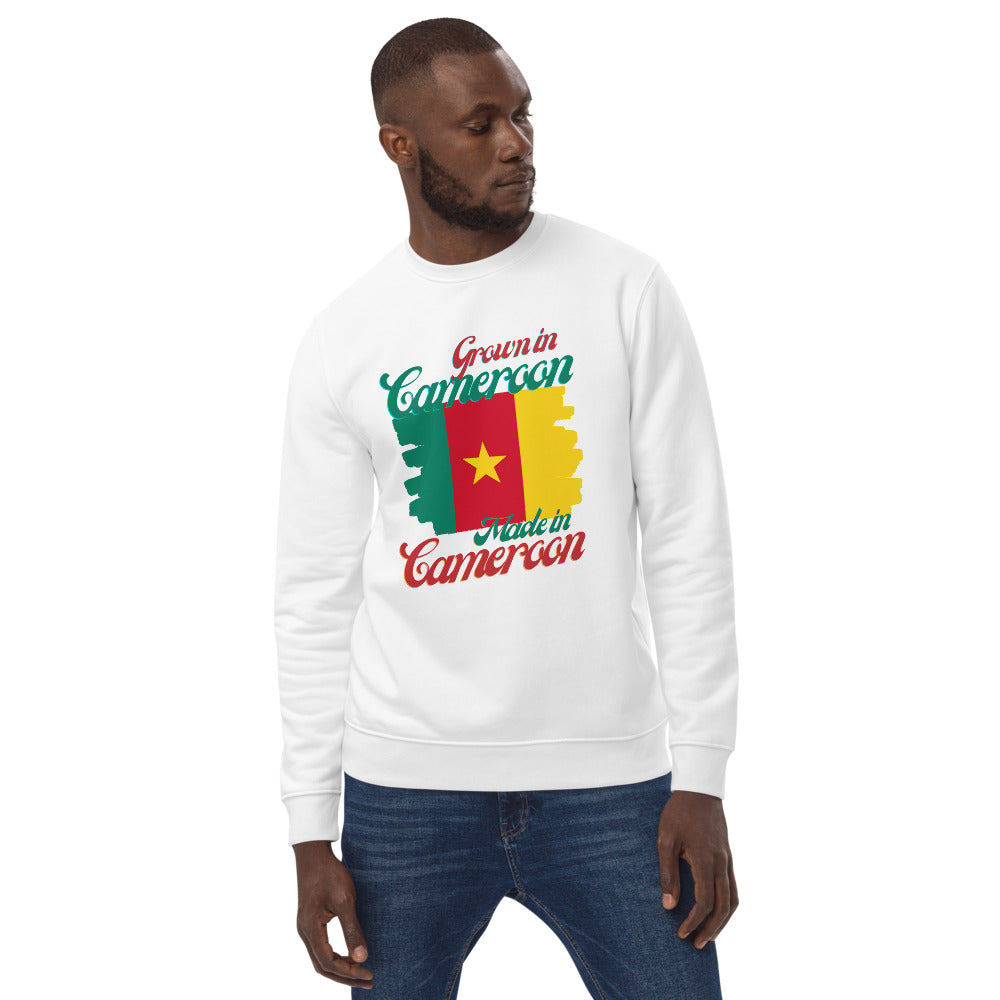 Grown in Cameroon Made in Cameroon Unisex eco sweatshirt