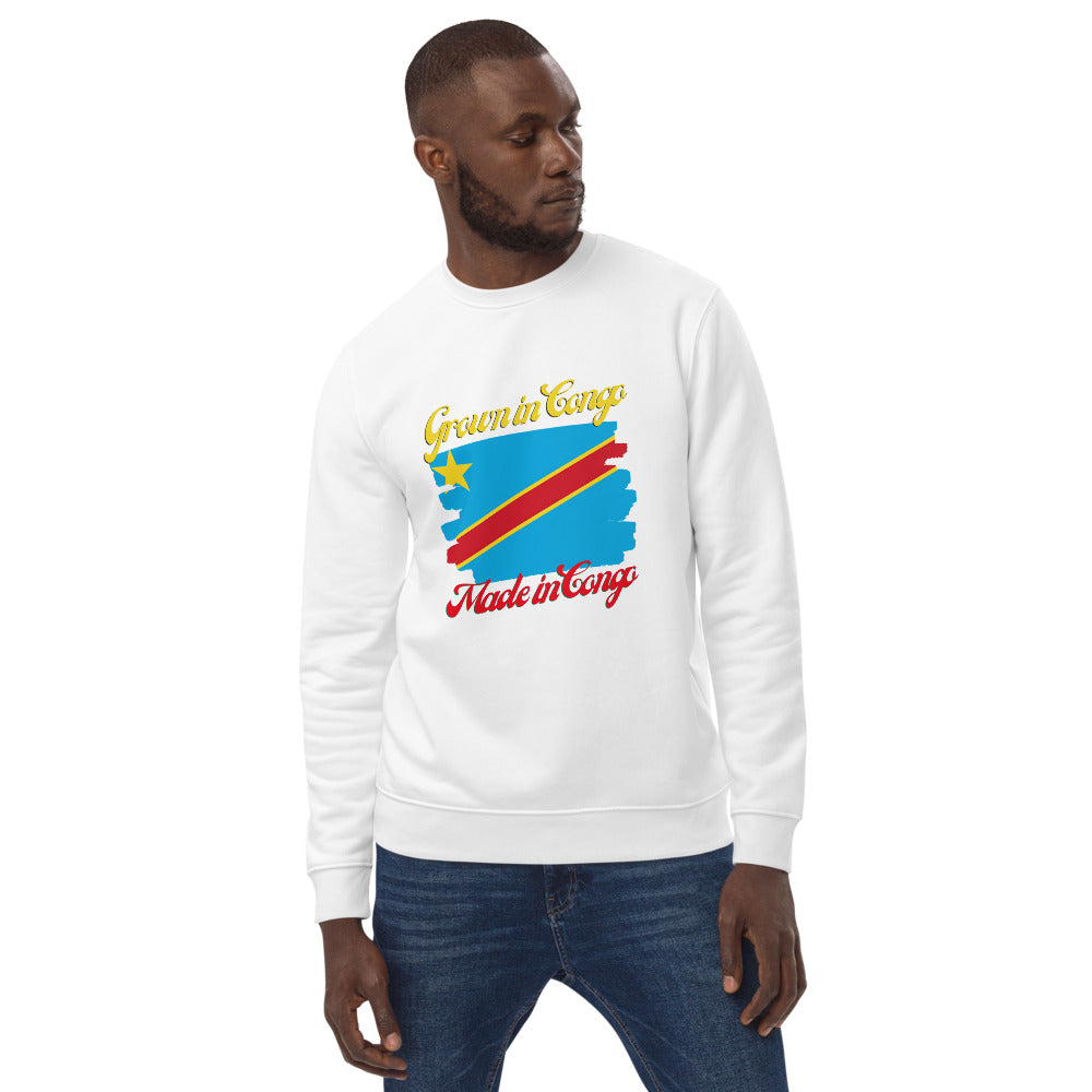 Grown in Congo Made in Congo Unisex eco sweatshirt
