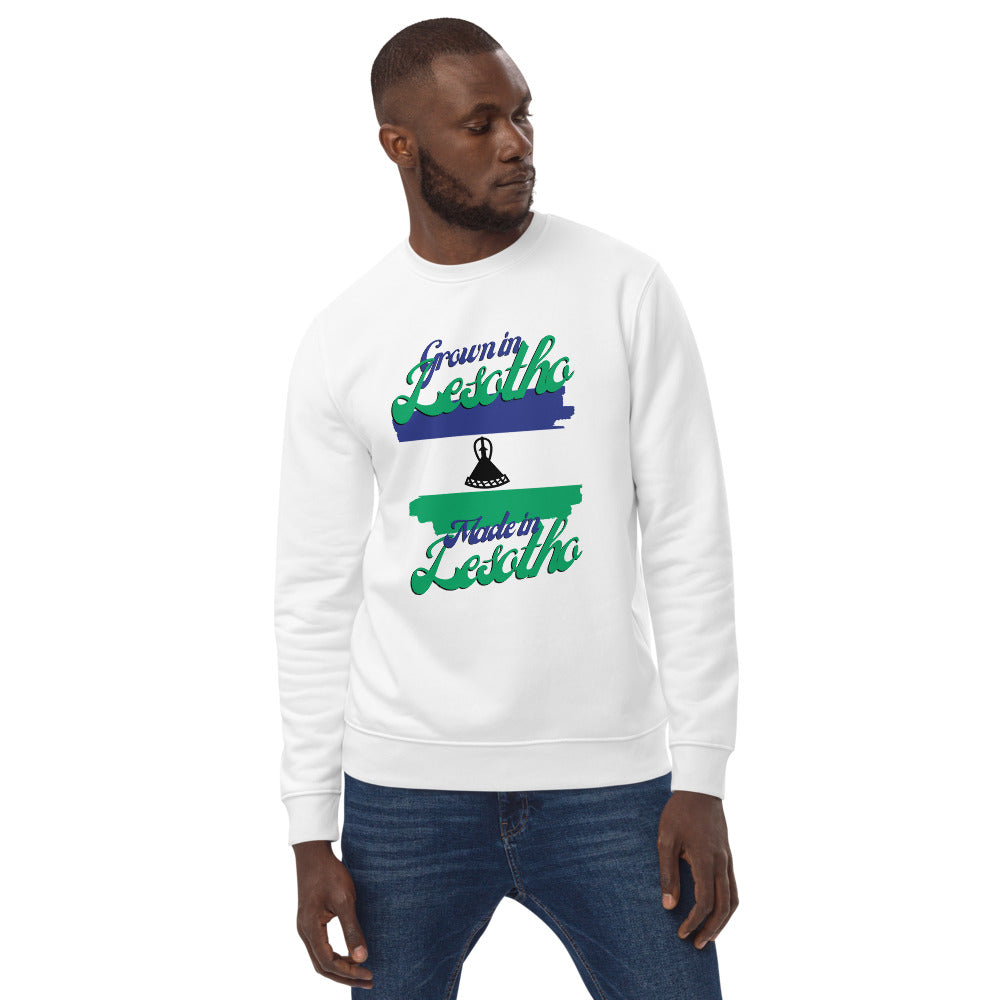 Grown in Lesotho Made in Lesotho Unisex eco sweatshirt