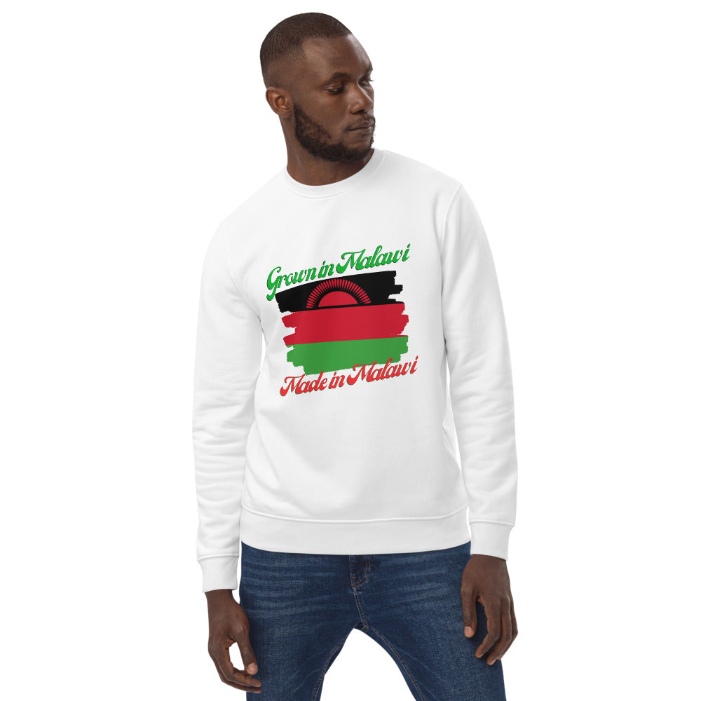 Grown in Malawi Made in Malawi Unisex eco sweatshirt
