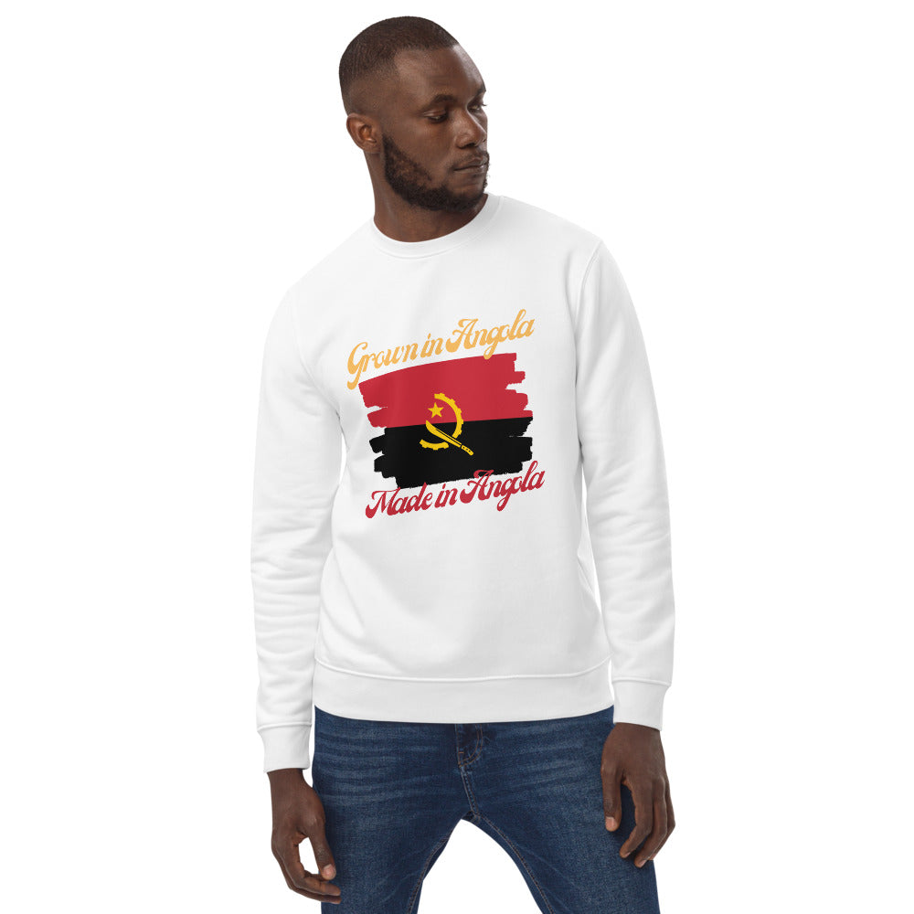 Grown in Angola Made in Angola Unisex eco sweatshirt