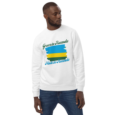 Grown in Rwanda Made in Rwanda Unisex eco sweatshirt