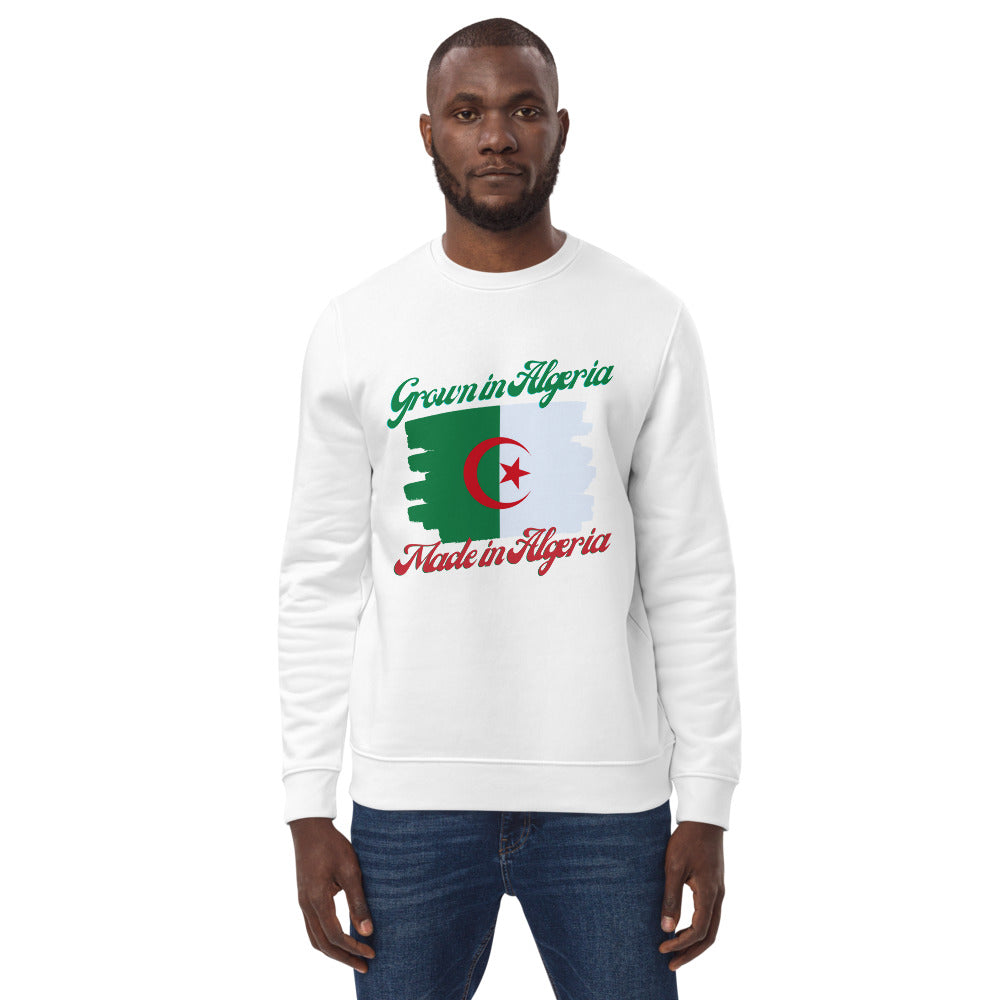 Grown in Algeria Made in Algeria Unisex eco sweatshirt