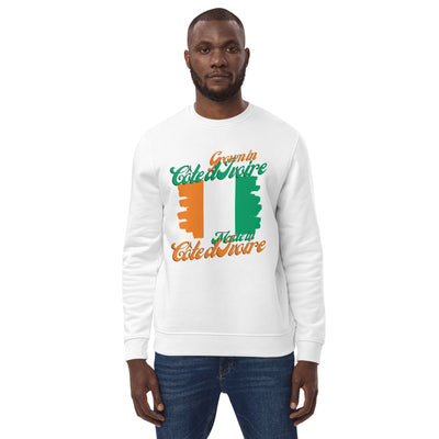 Grown in Cote d'Ivoire Made in Cote d'Ivoire Unisex eco sweatshirt