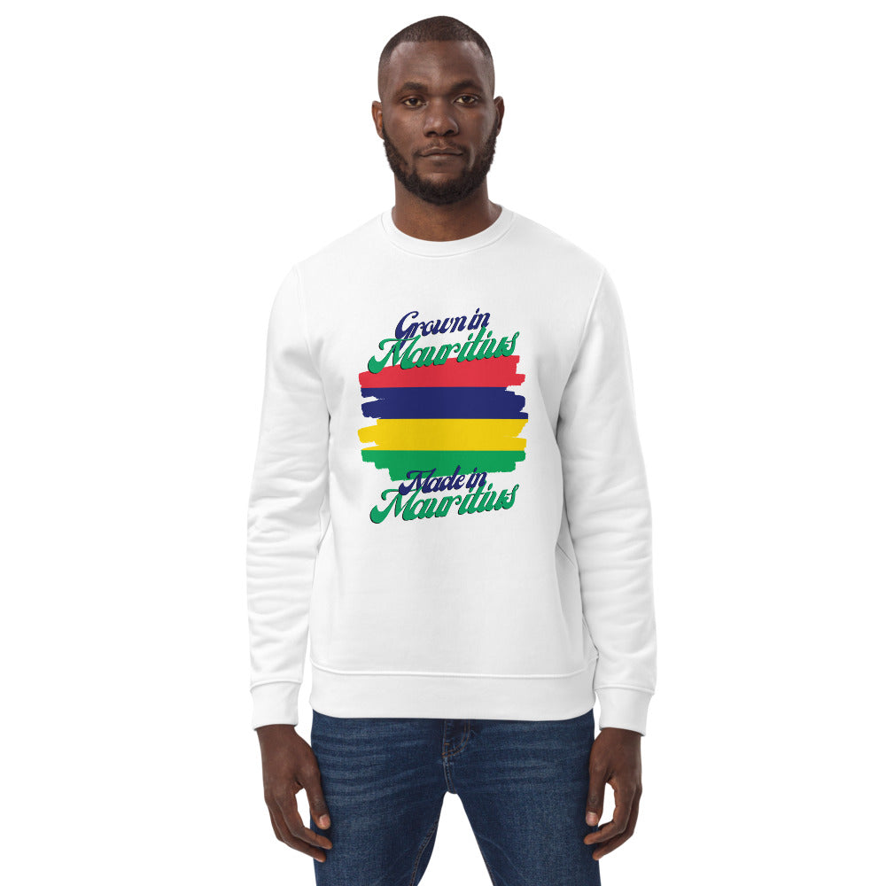 Grown in Mauritius Made in Mauritius Unisex eco sweatshirt