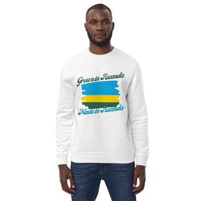Grown in Rwanda Made in Rwanda Unisex eco sweatshirt
