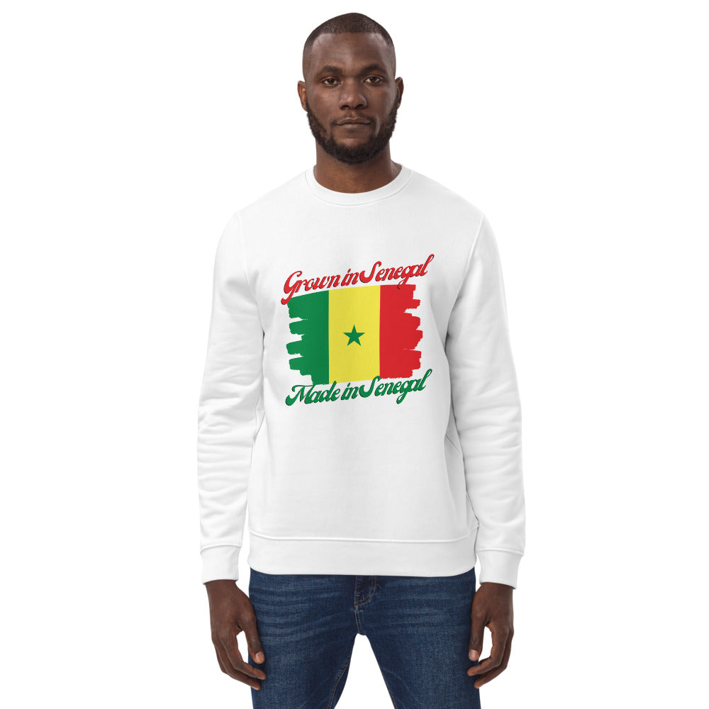 Grown in Senegal Made in Senegal Unisex eco sweatshirt