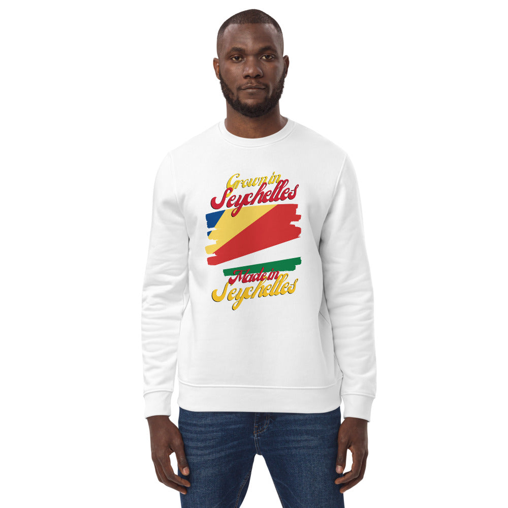 Grown in Seychelles Made in Seychelles Unisex eco sweatshirt