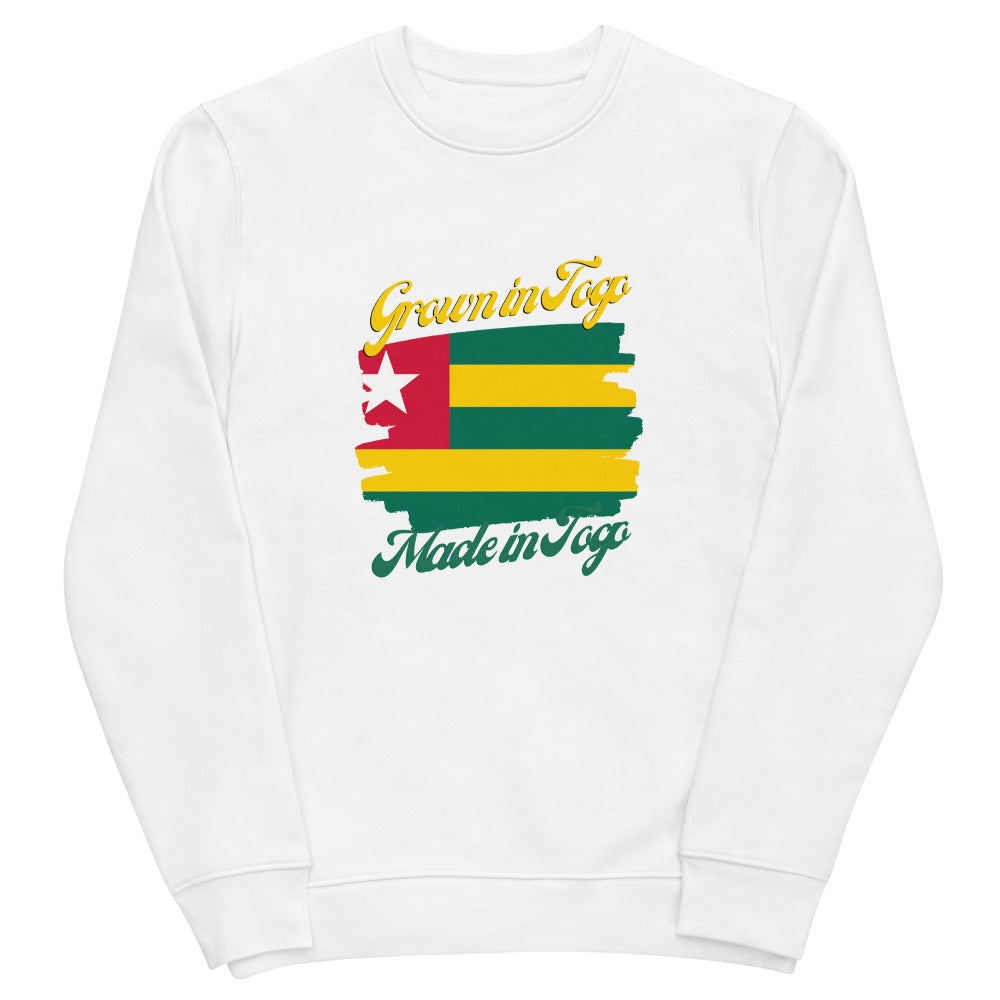 Grown in Togo Made in Togo Unisex eco sweatshirt