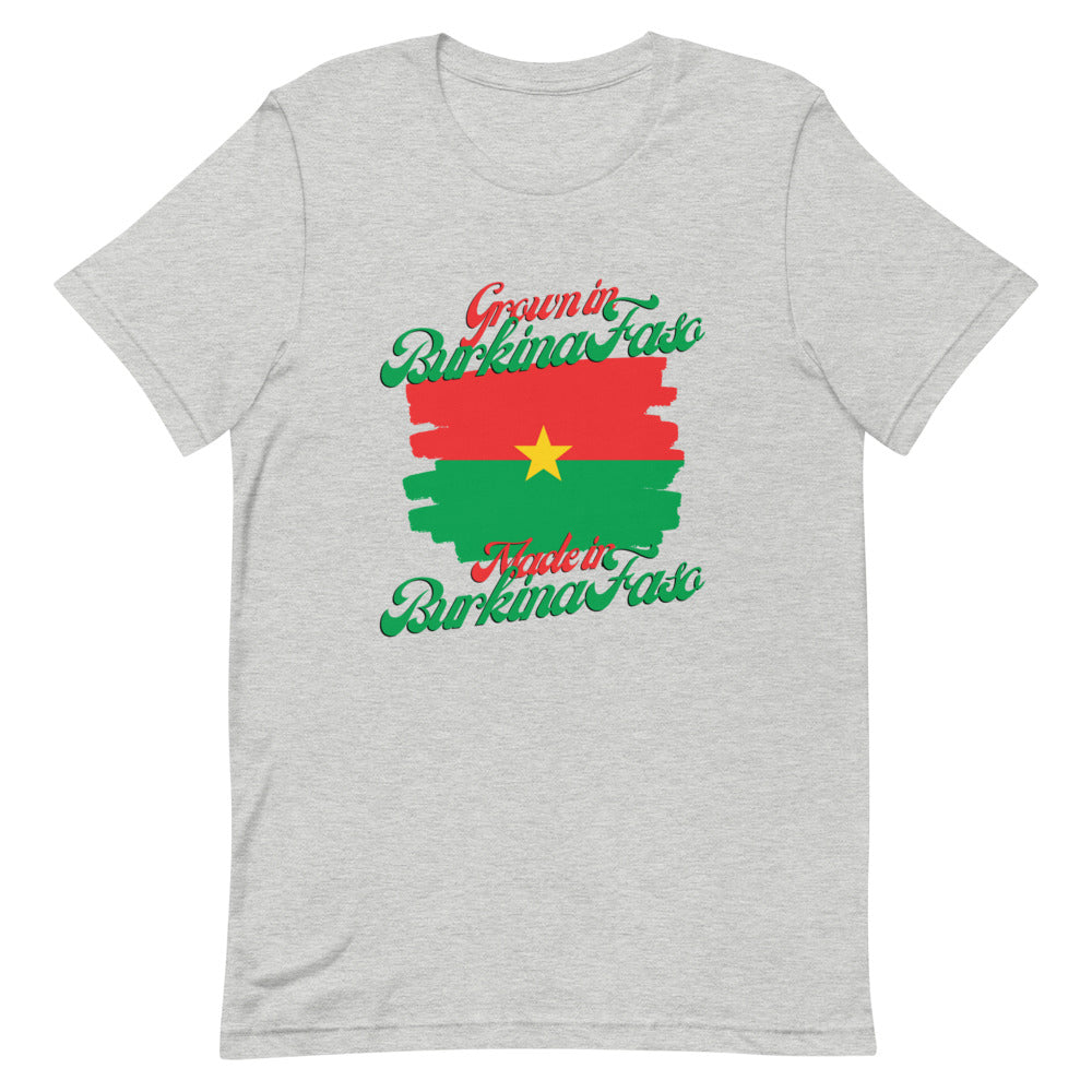 Grown in Burkina Faso Made in Burkina Faso Short-Sleeve Unisex T-Shirt