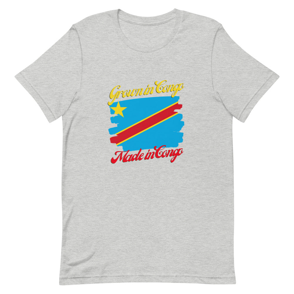 Grown in Congo Made in Congo Short-Sleeve Unisex T-Shirt