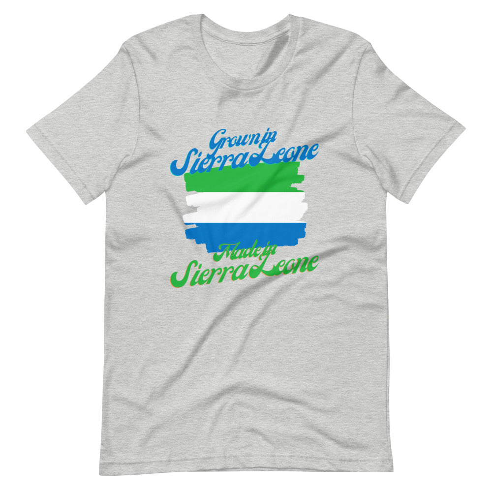 Grown in Sierra Leone Made in Sierra Leone Short-Sleeve Unisex T-Shirt