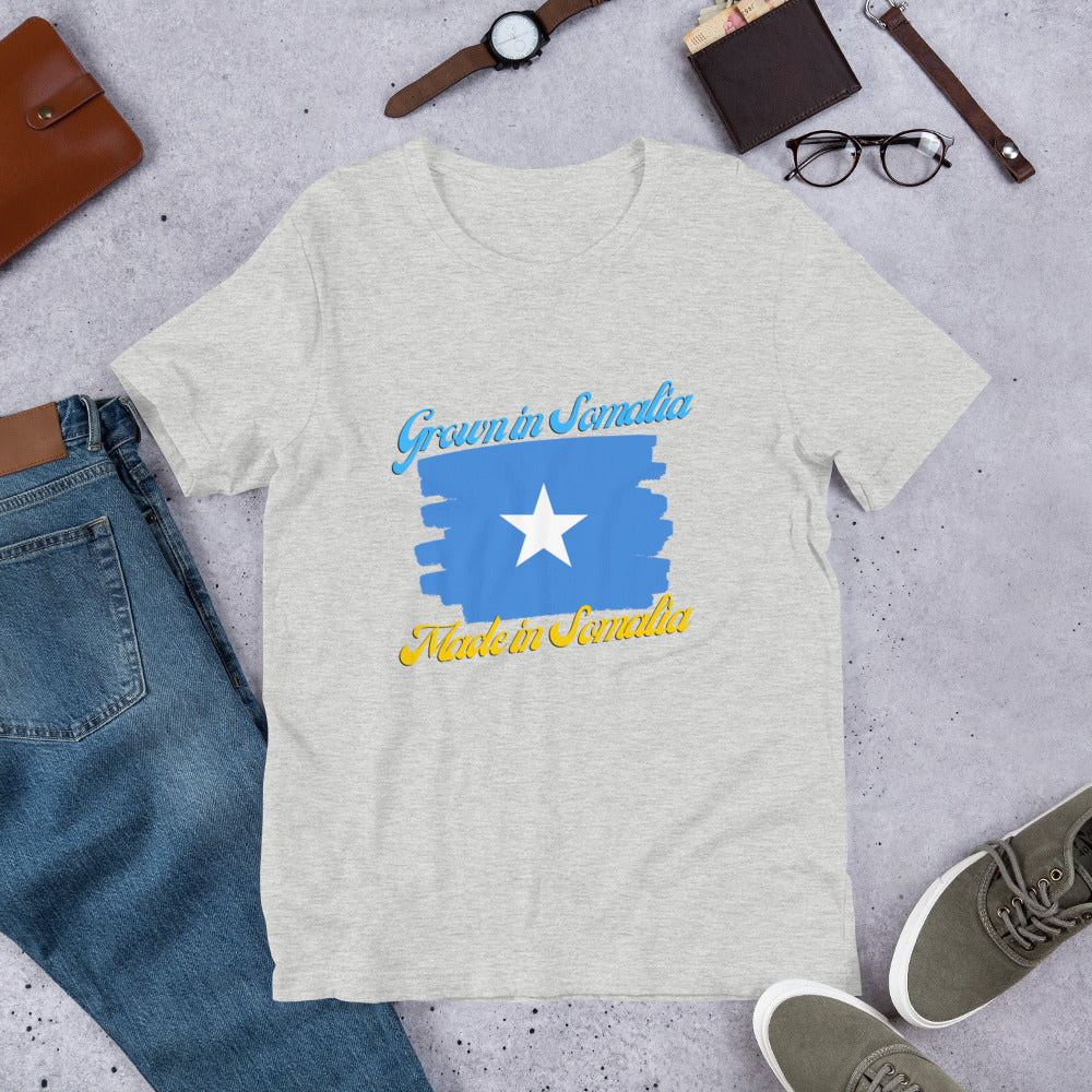 Grown in Somalia Made in Somalia Short-Sleeve Unisex T-Shirt