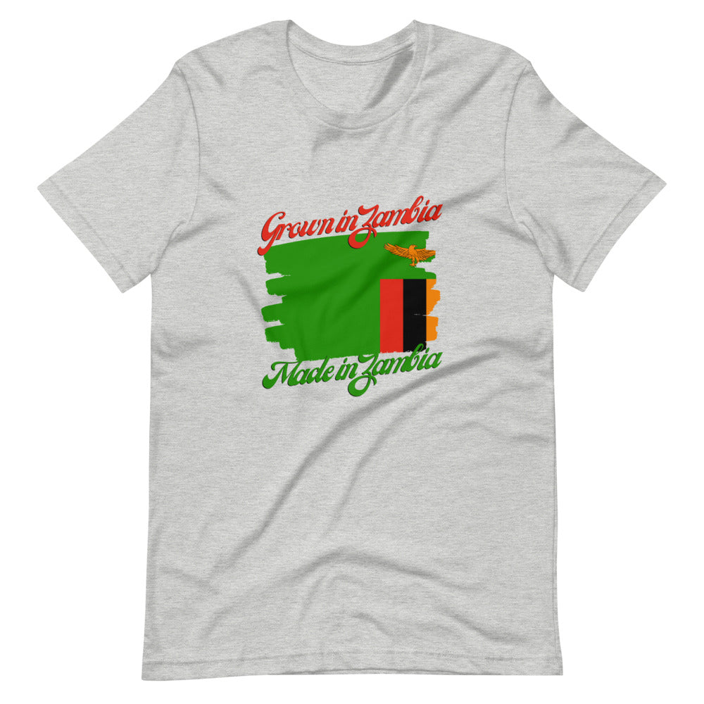 Grown in Zambia Made in Zambia Short-Sleeve Unisex T-Shirt