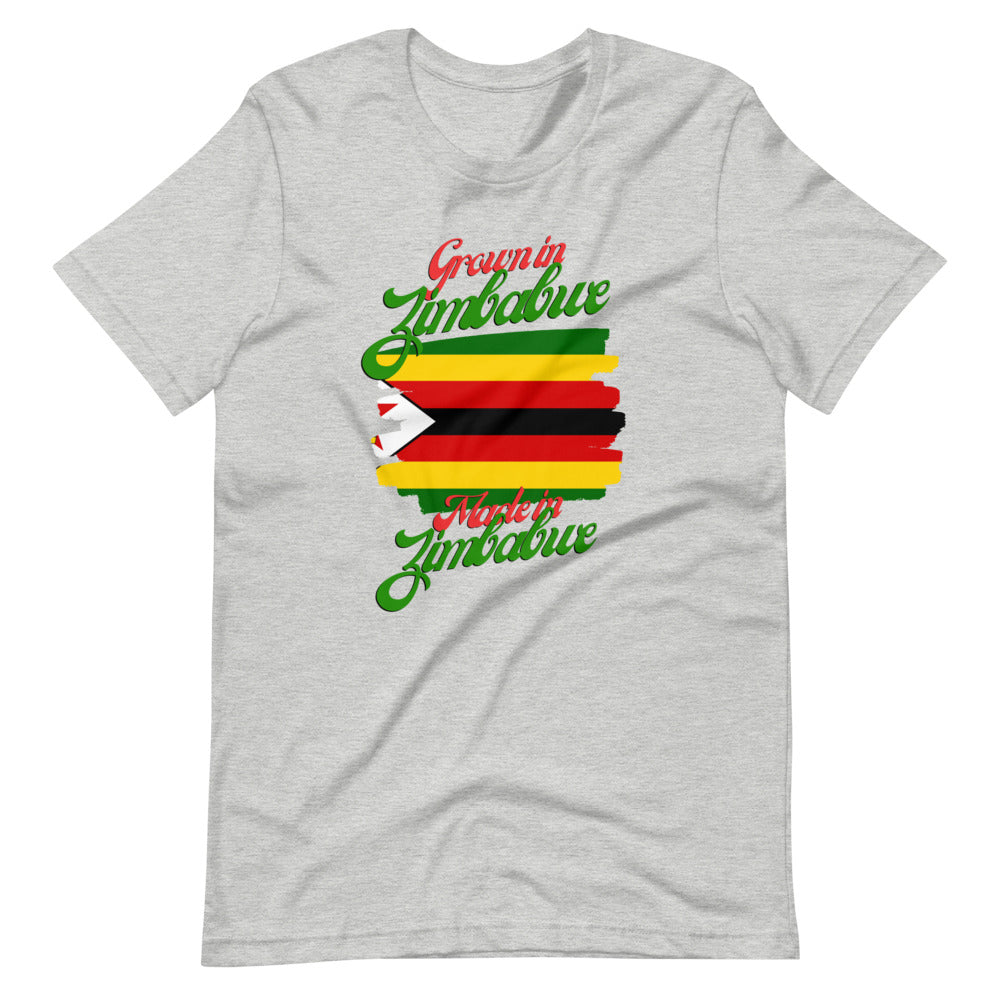 Grown in Zimbabwe Made in Zimbabwe Short-Sleeve Unisex T-Shirt