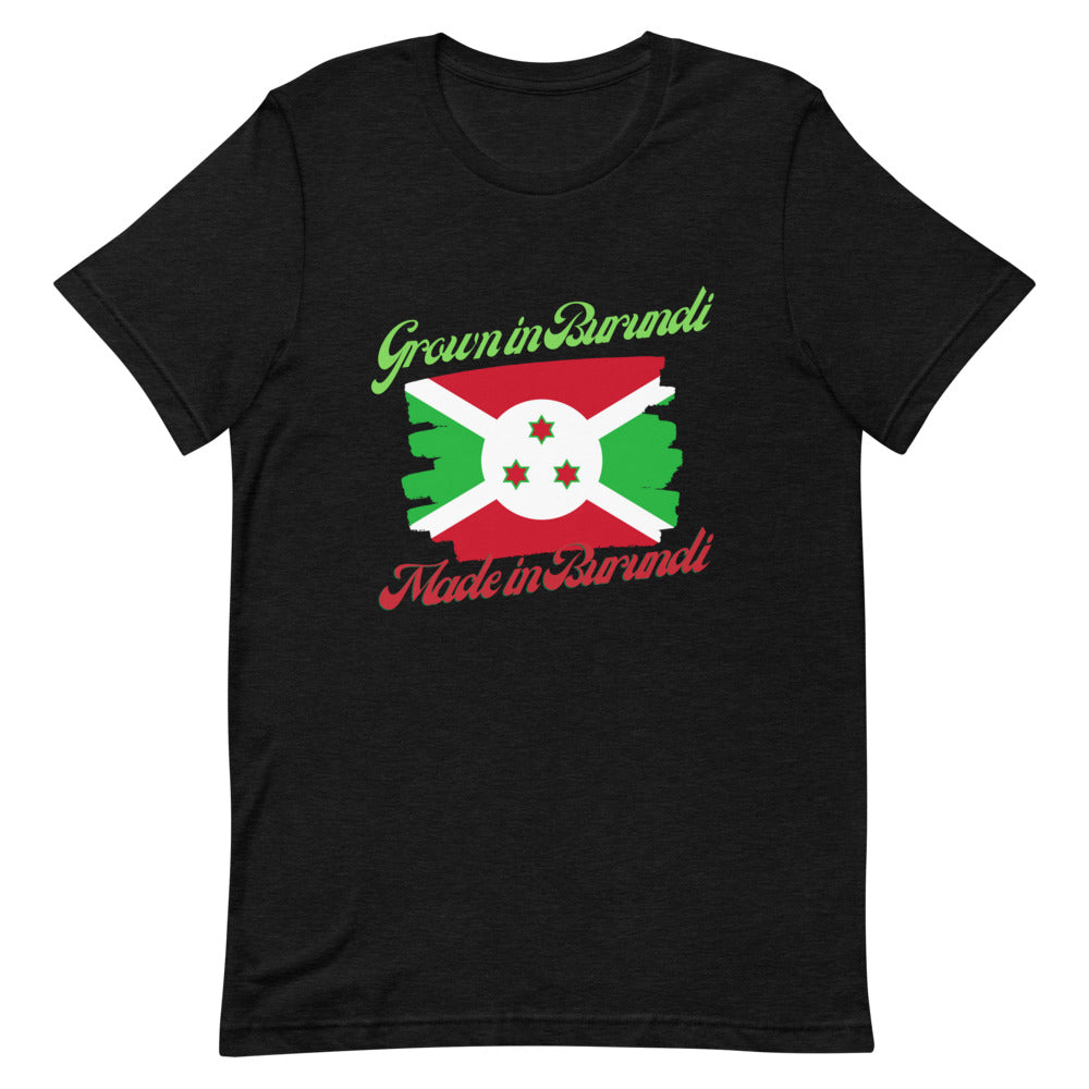 Grown in Burundi Made in Burundi Short-Sleeve Unisex T-Shirt
