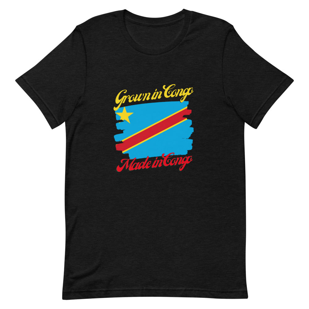 Grown in Congo Made in Congo Short-Sleeve Unisex T-Shirt