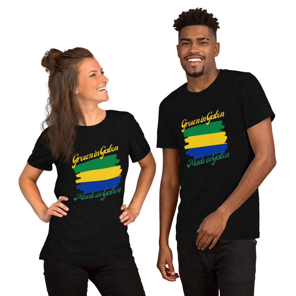 Grown in Gabon Made in Gabon Short-Sleeve Unisex T-Shirt