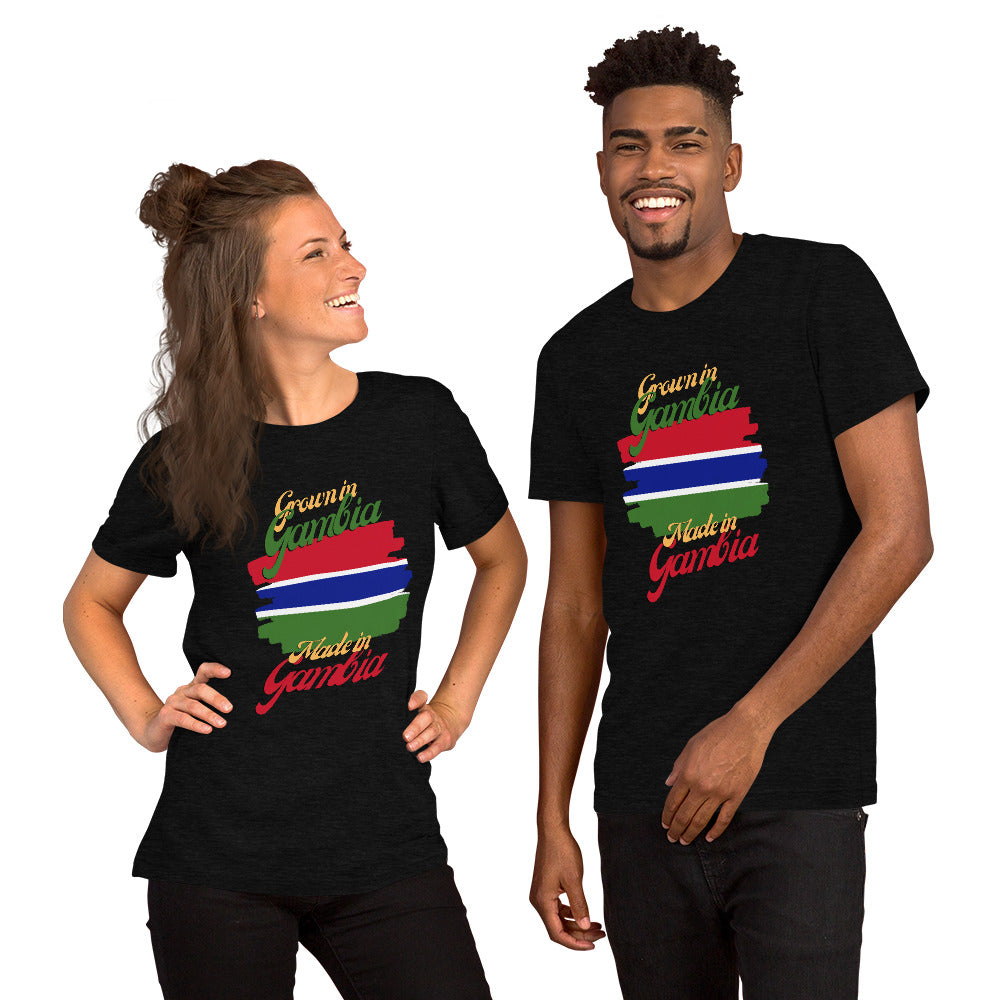 Grown in Gambia Made in Gambia Short-Sleeve Unisex T-Shirt