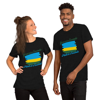 Grown in Rwanda Made in Rwanda Short-Sleeve Unisex T-Shirt