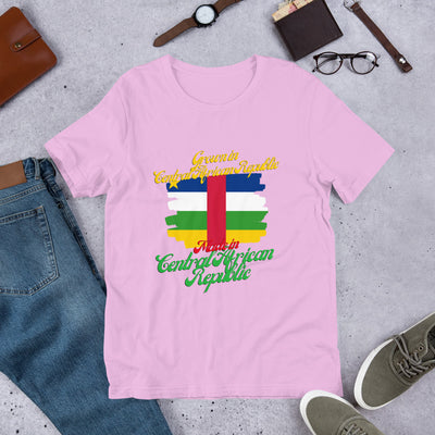 Grown in Central African Republic Made in Central African Republic Short-Sleeve Unisex T-Shirt