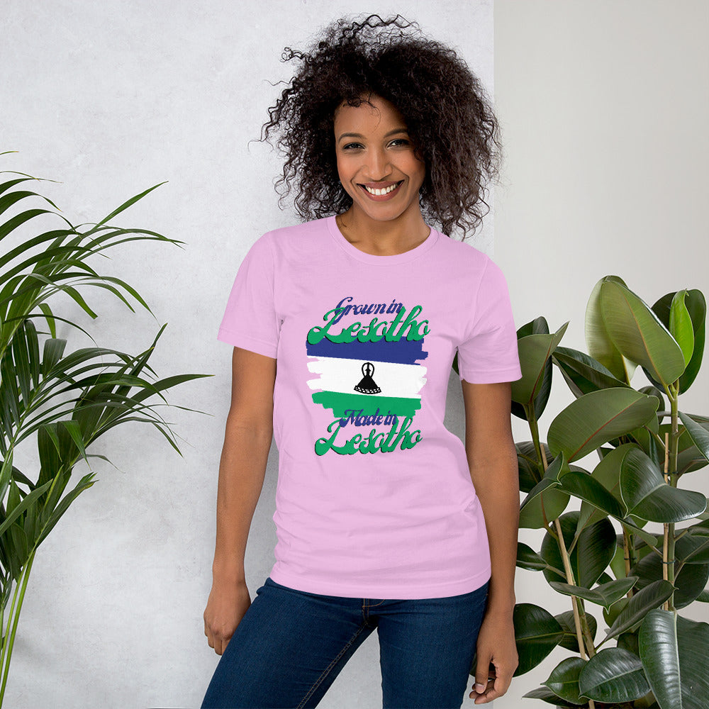 Grown in Lesotho Made in Lesotho Short-Sleeve Unisex T-Shirt