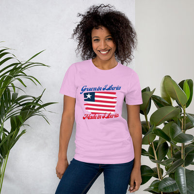 Grown in Liberia Made in Liberia Short-Sleeve Unisex T-Shirt