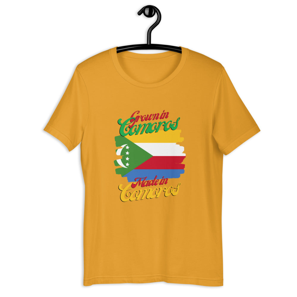 Grown in Comoros Made in Comoros Short-Sleeve Unisex T-Shirt