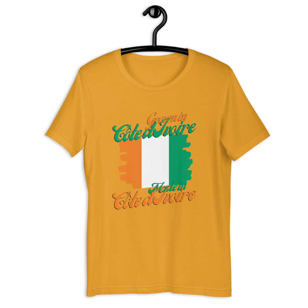 Grown in Cote d'Ivoire Made in Cote d'Ivoire Short-Sleeve Unisex T-Shirt