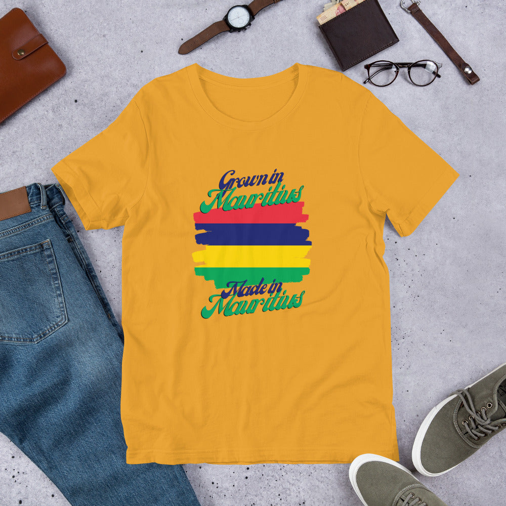 Grown in Mauritius Made in Mauritius Short-Sleeve Unisex T-Shirt
