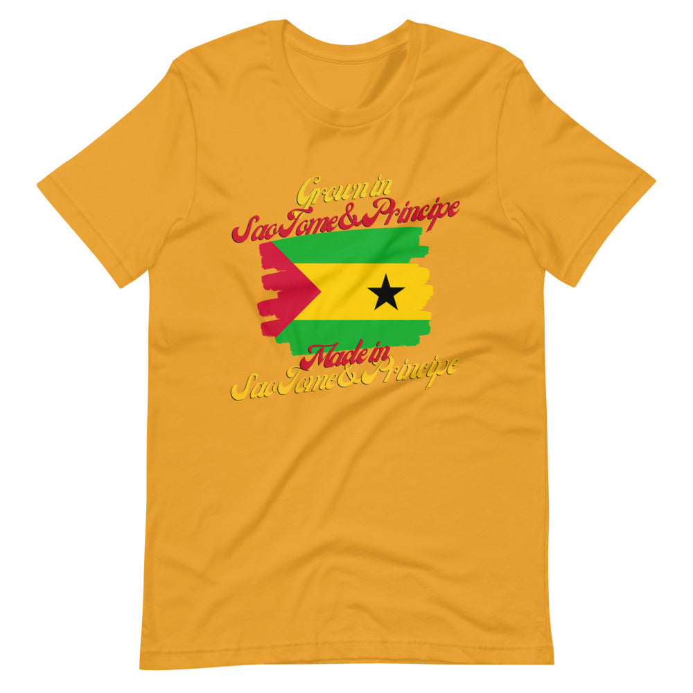 Grown in Sao Tome and Principe Made in Sao Tome and Principe Short-Sleeve Unisex T-Shirt