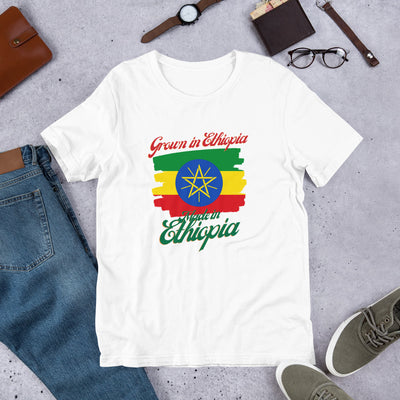 Grown in Ethiopia Made in Ethiopia Short-Sleeve Unisex T-Shirt