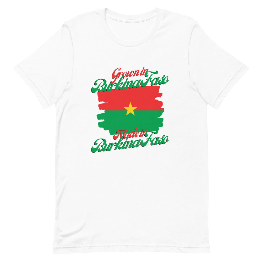 Grown in Burkina Faso Made in Burkina Faso Short-Sleeve Unisex T-Shirt