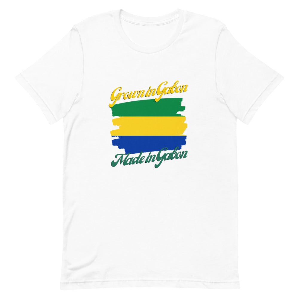 Grown in Gabon Made in Gabon Short-Sleeve Unisex T-Shirt