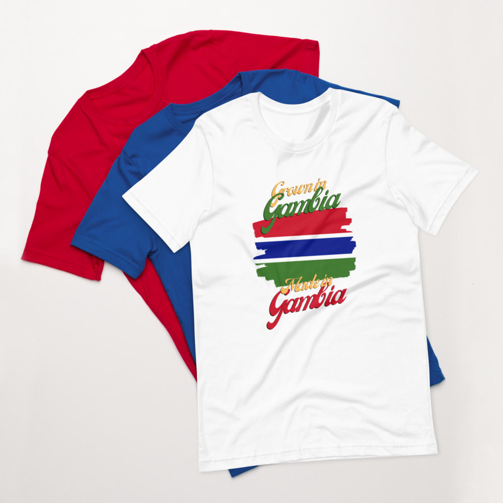 Grown in Gambia Made in Gambia Short-Sleeve Unisex T-Shirt