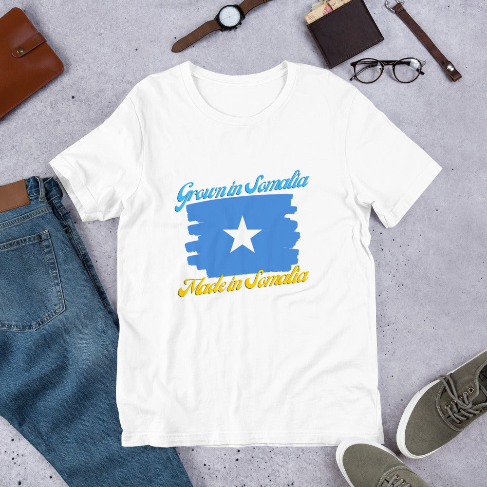 Grown in Somalia Made in Somalia Short-Sleeve Unisex T-Shirt
