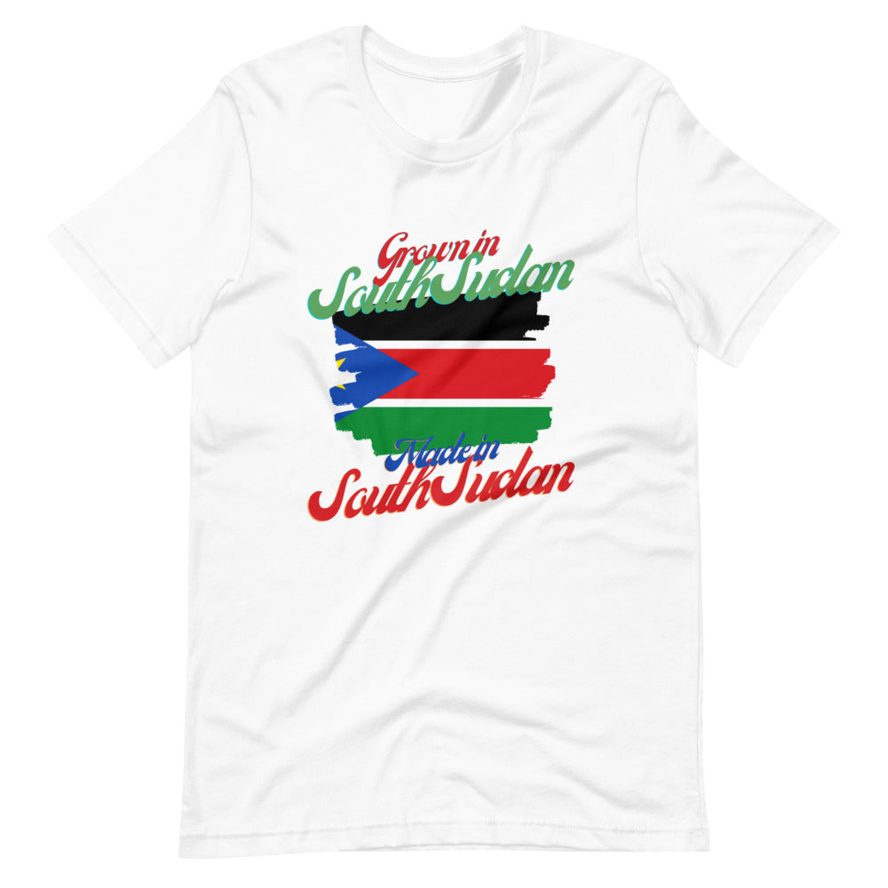 Grown in South Sudan Made in South Sudan Short-Sleeve Unisex T-Shirt