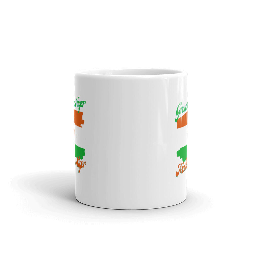Grown in Niger Made in Niger White glossy mug
