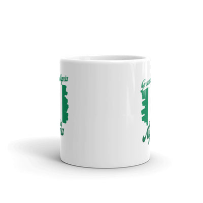Grown in Nigeria Made in Nigeria White glossy mug