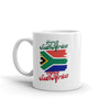 Grown in South Africa Made in South Africa White glossy mug