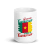 Grown in Cameroon Made in Cameroon White glossy mug