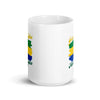 Grown in Gabon Made in Gabon White glossy mug