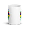 Grown in Mauritius Made in Mauritius White glossy mug