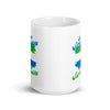 Grown in Sierra Leone Made in Sierra Leone White glossy mug