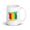 Grown in Guinea Made in Guinea White glossy mug