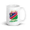 Grown in Namibia Made in Namibia White glossy mug